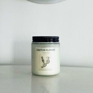 Candles for Home Scented Cactus Flower, Made with Natural Soy Wax Essential Oils